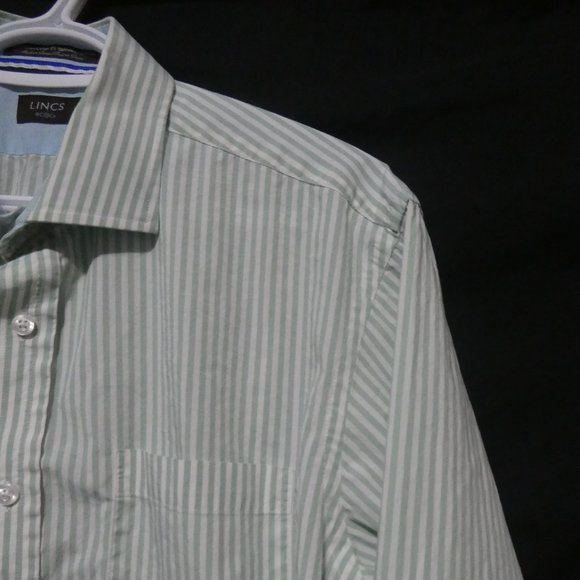 LINCS DC & CO | large | Striped Button Down Dress Shirt | GUC - Picture 5 of 16